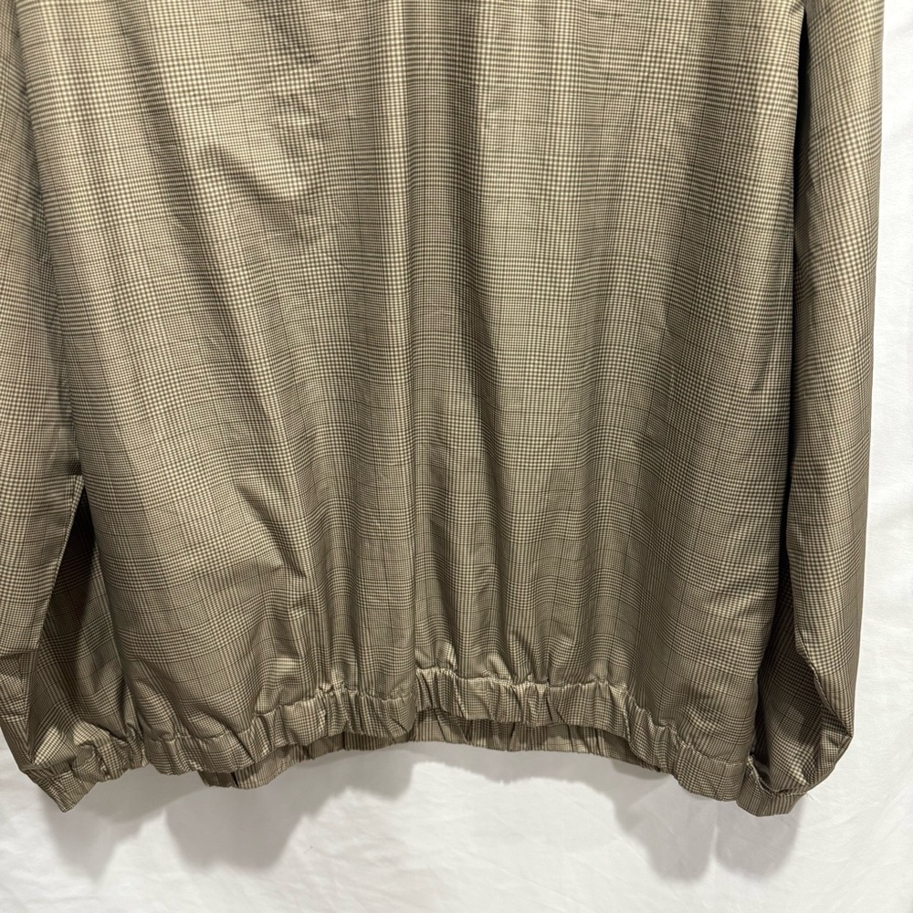 PGA TOUR Men’s Pullover Windbreaker Jacket Plaid‎ Beige  Large Golf Performance - Picture 4 of 16